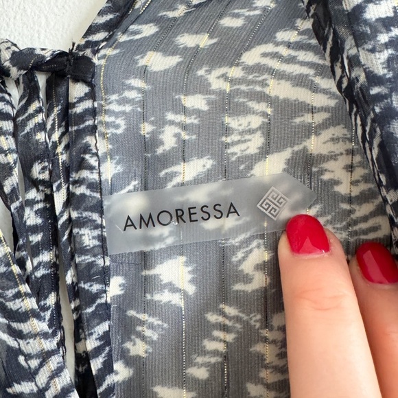 New! AMORESSA • Marquina Tango Beach Dress in Black - Picture 4 of 15